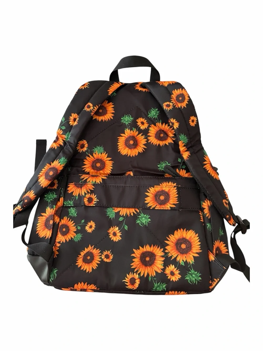 NWOT Sunflower Print Black Backpack by Mosiso